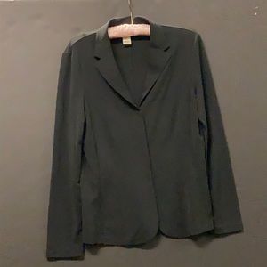 Talbots black rayon/poly  jacket - size Small